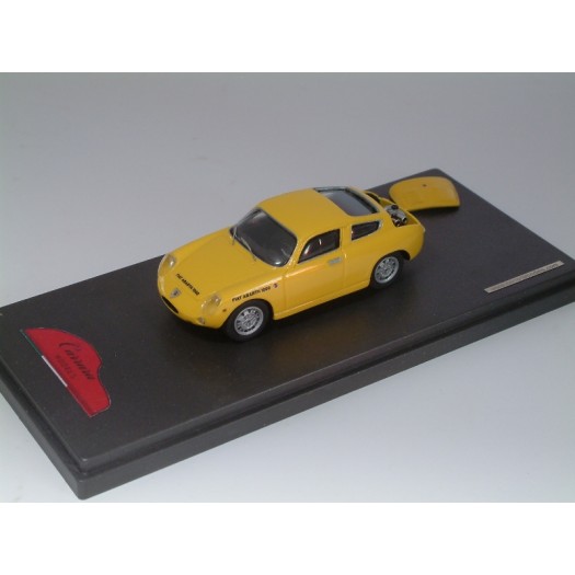 Fiat Abarth 1000 bialbero 1961 stradale giallo con motore - Standard Built 1:43 